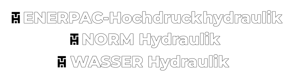 Enerpac Hochdruck Hydraulik, Wasserhydraulik, Normhydraulik